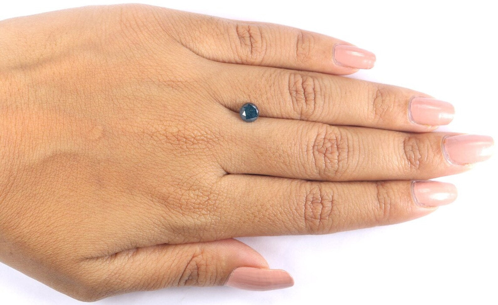 0.95 CT Natural Loose Round Shape Diamond Blue Color Round Cut Diamond 5.50 MM Natural Diamond Blue Color Round Brilliant Cut Diamond QN9923