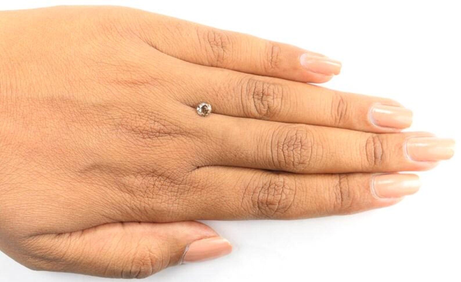 0.39 Ct Natural Loose Round Shape Diamond Brown Color Round Diamond 4.55 MM Natural Loose Brown Color Round Brilliant Cut Diamond NQ1220