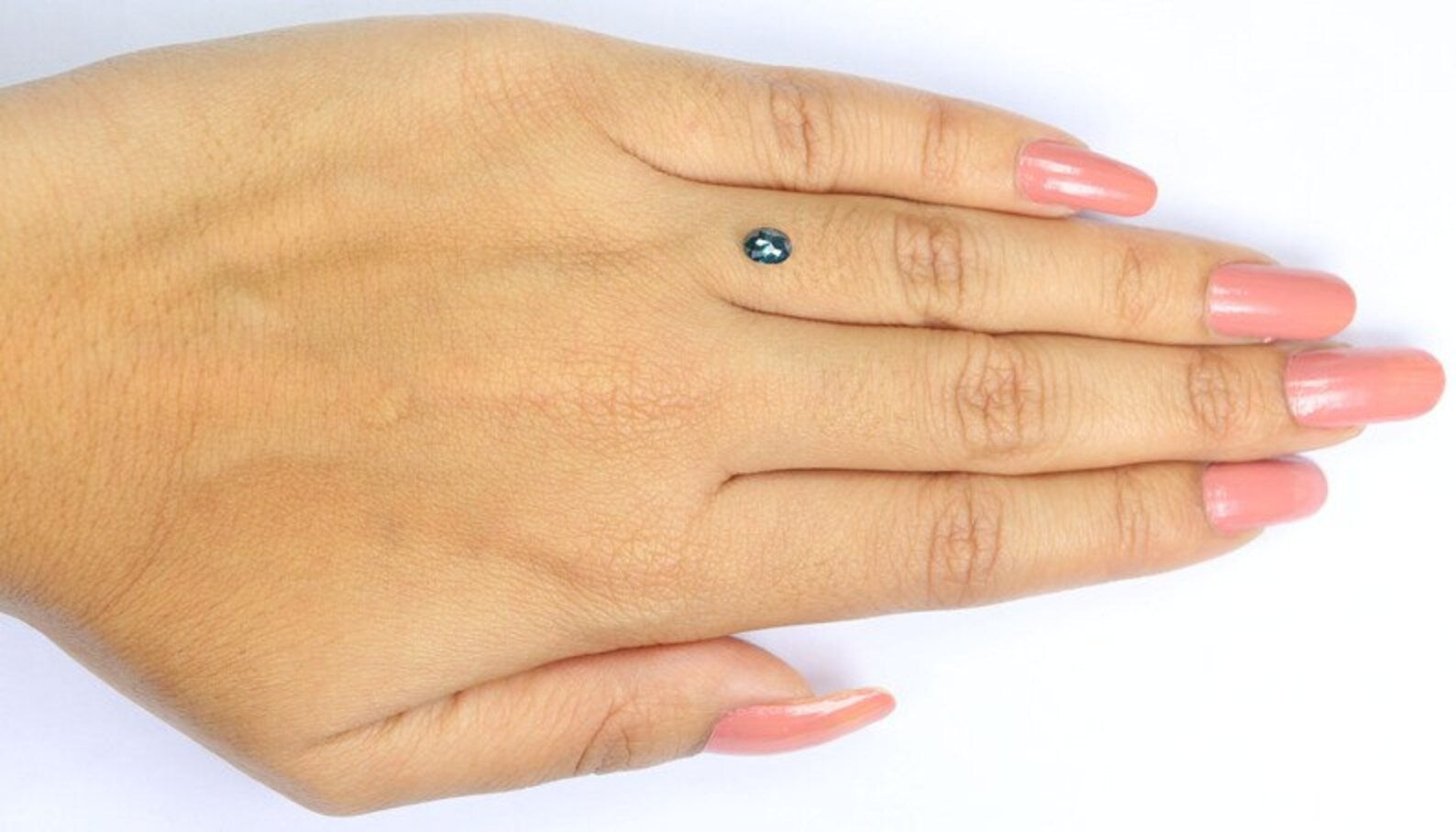 0.40 CT Natural Loose Oval Shape Diamond Blue Color Oval Cut Diamond 5.10 MM Natural Loose Diamond Blue Color Oval Rose Cut Diamond NQ9397
