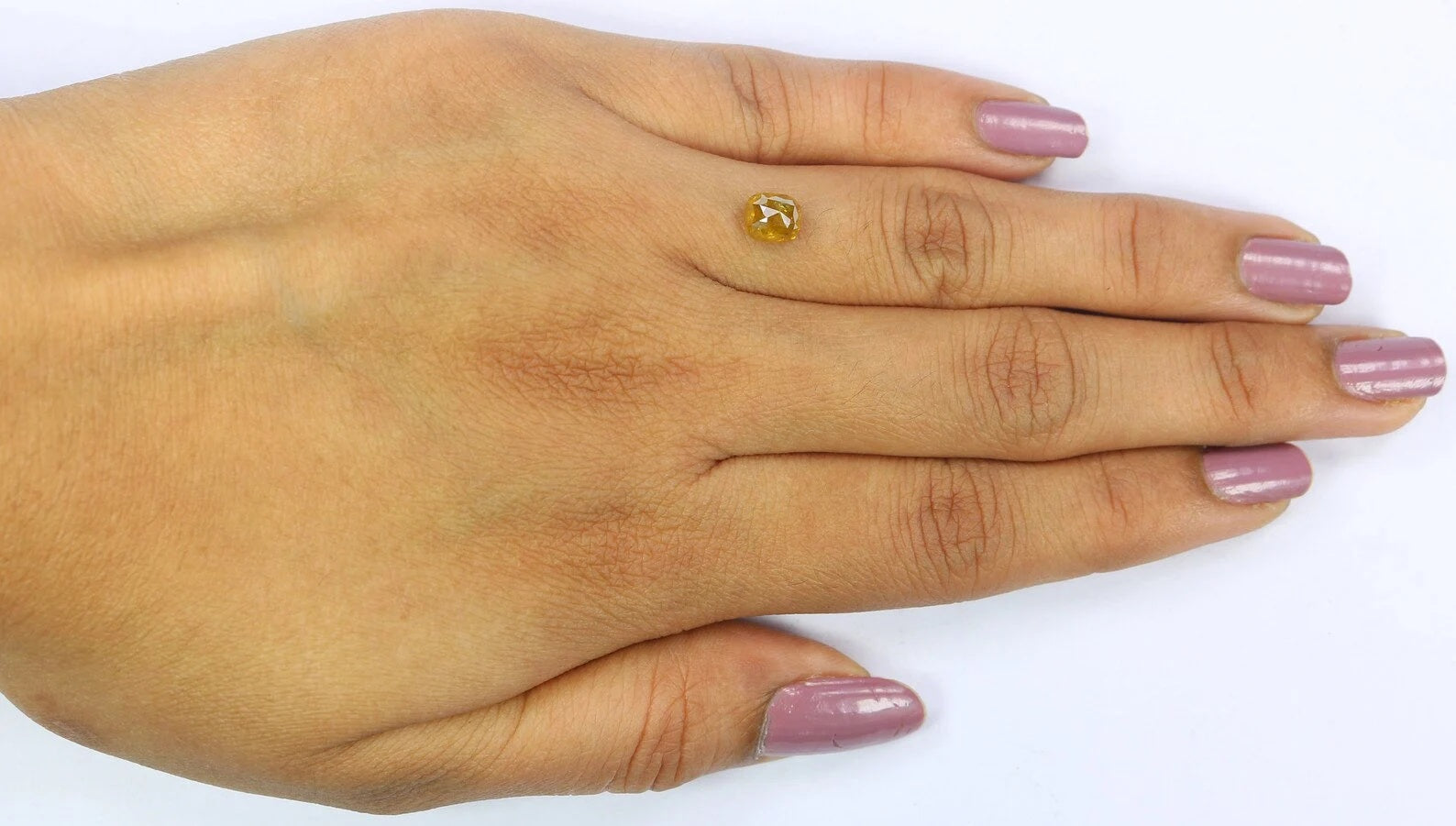 1.18 CT Natural Loose Cushion Shape Diamond Yellow Color Cushion Cut Diamond 5.75 MM Natural Loose Cushion Shape Rose Cut Diamond NQ2236