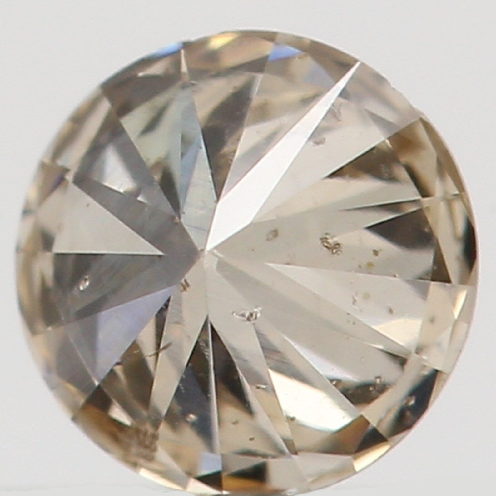 0.15 Ct Natural Loose Round Shape Diamond Brown Color Round Cut Diamond 3.50 MM Natural Loose Diamond Round Brilliant Cut Diamond N7204