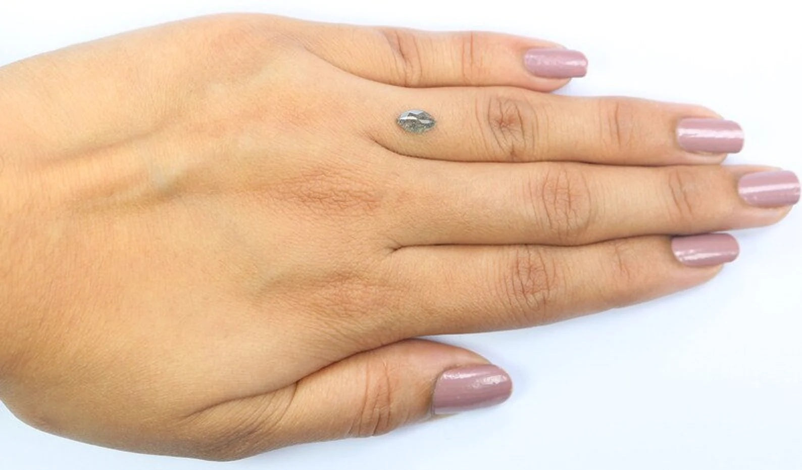 0.60 CT Natural Loose Marquise Shape Diamond Salt And Pepper Marquise Diamond 7.80 MM Natural Black Gray Marquise Rose Cut Diamond NQ2455