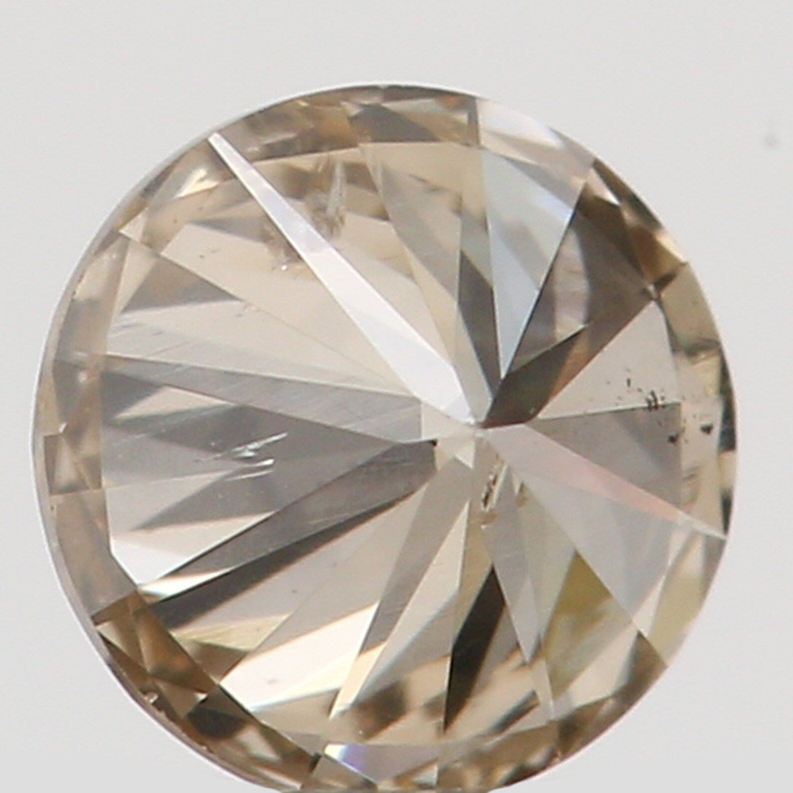 0.18 Ct Natural Loose Round Shape Diamond Brown Color Round Cut Diamond 3.50 MM Natural Loose Diamond Round Brilliant Cut Diamond N7276