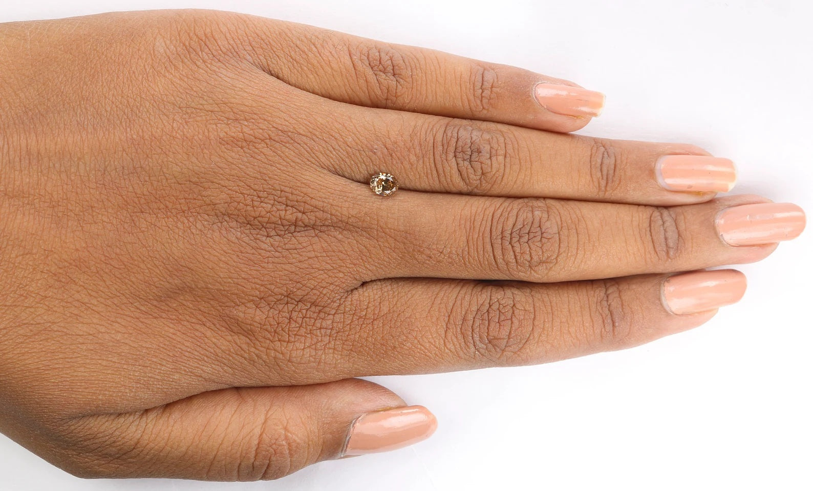 0.40 Ct Natural Loose Oval Diamond Brown Oval Cut Diamond 5.25 MM Natural Loose Diamond Oval Brilliant Cut Diamond Oval Shape Diamond N1327
