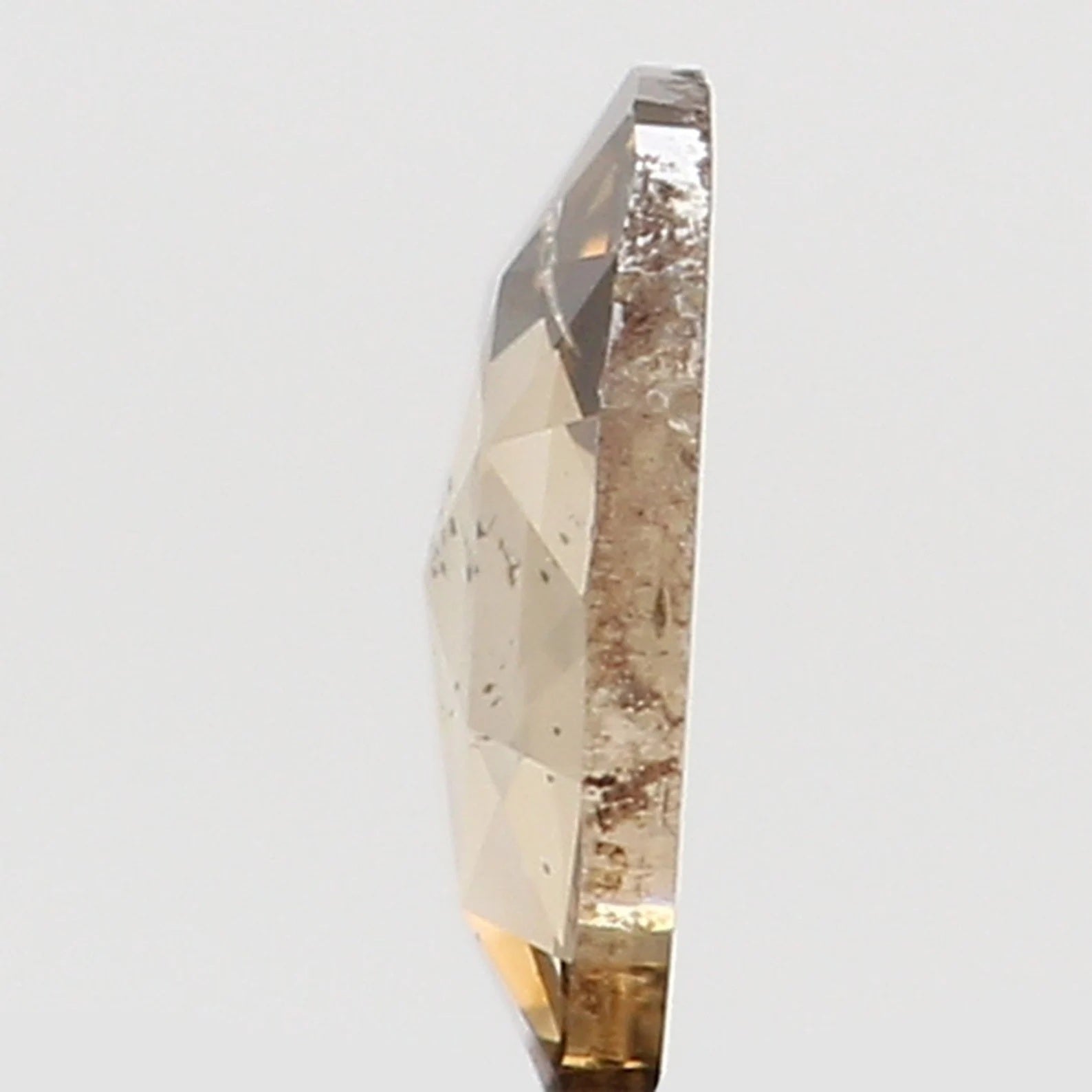 0.19 Ct Natural Loose Oval Shape Diamond Dark Brown Color Oval Cut Diamond 4.85 MM Natural Loose Diamond Oval Shape Rose Cut Diamond N7005