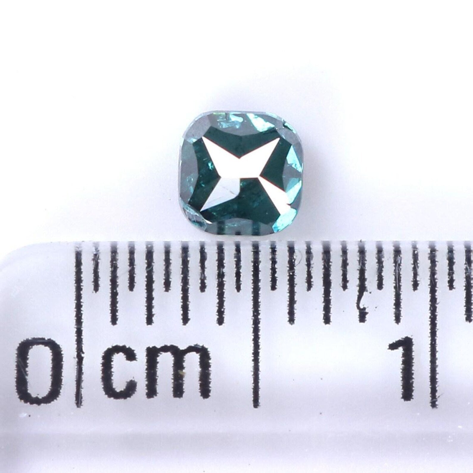 0.30 CT Natural Loose Cushion Shape Diamond Blue Color Cushion Cut Diamond 3.55 MM Natural Blue Color Cushion Brilliant Cut Diamond NQ8693