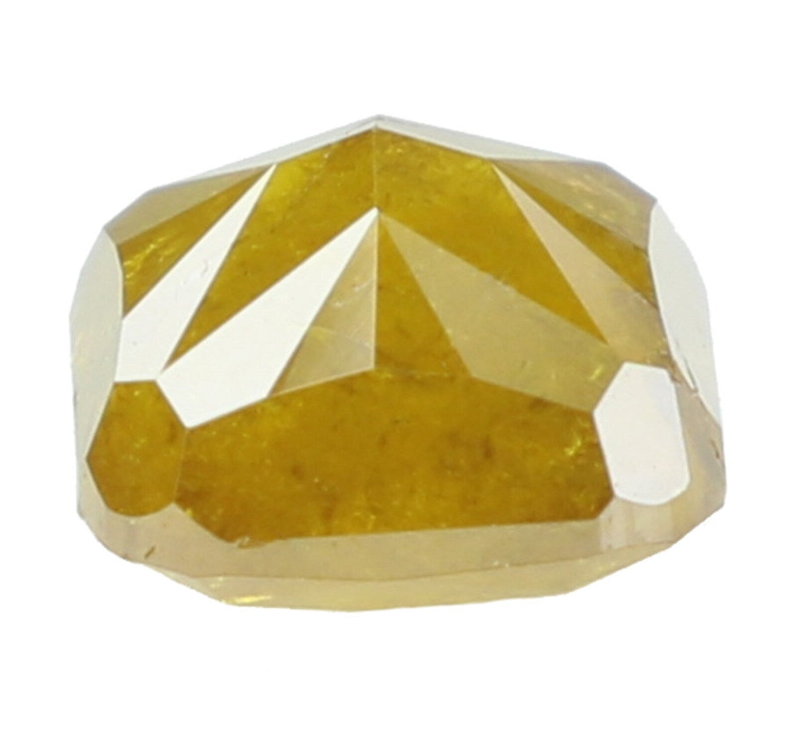 0.58 Ct Natural Loose Cushion Shape Diamond Yellow Green Color Cushion Cut Diamond 4.40 MM Natural Loose Cushion Brilliant Cut Diamond N7072