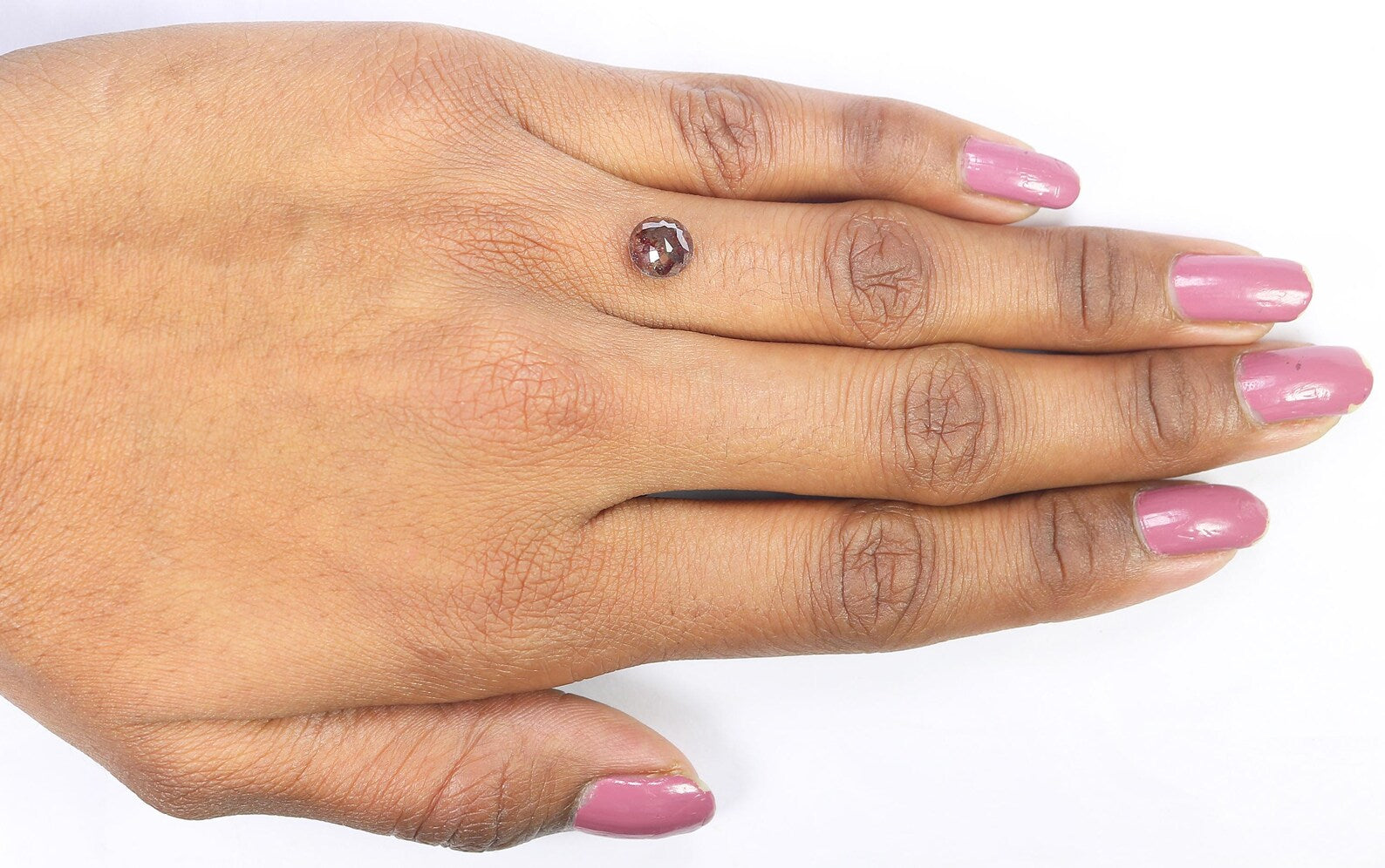 1.76 Ct Natural Loose Round Rose Cut Diamond Brown Color Round Shape Diamond 6.90 MM Natural Loose Brown Color Round Rose Cut Diamond NQ7176