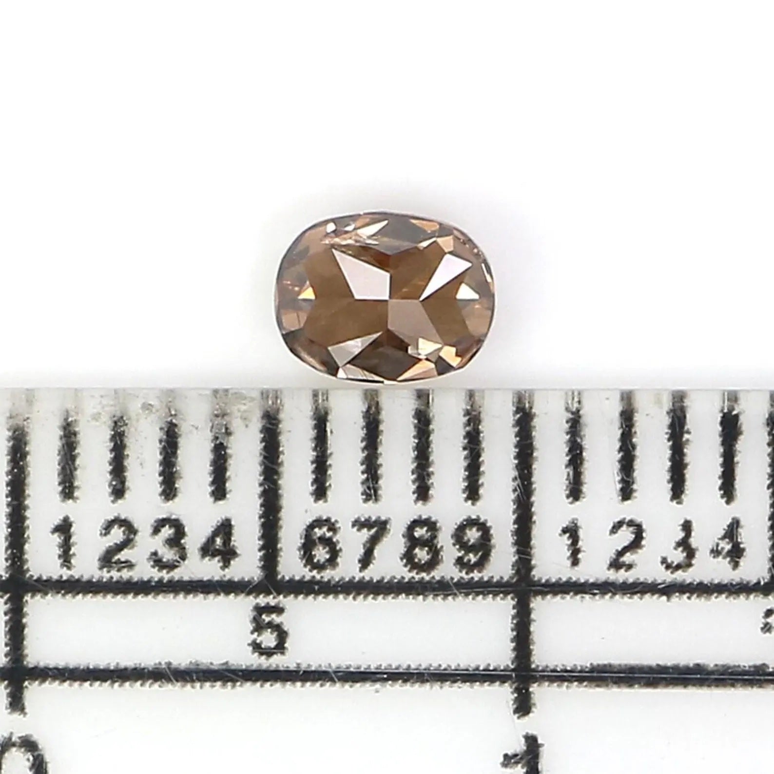 0.33 CT Natural Loose Oval Shape Diamond Brown Color Oval Cut Diamond 4.40 MM Natural Loose Diamond Brown Oval Brilliant Cut Diamond NQ7182