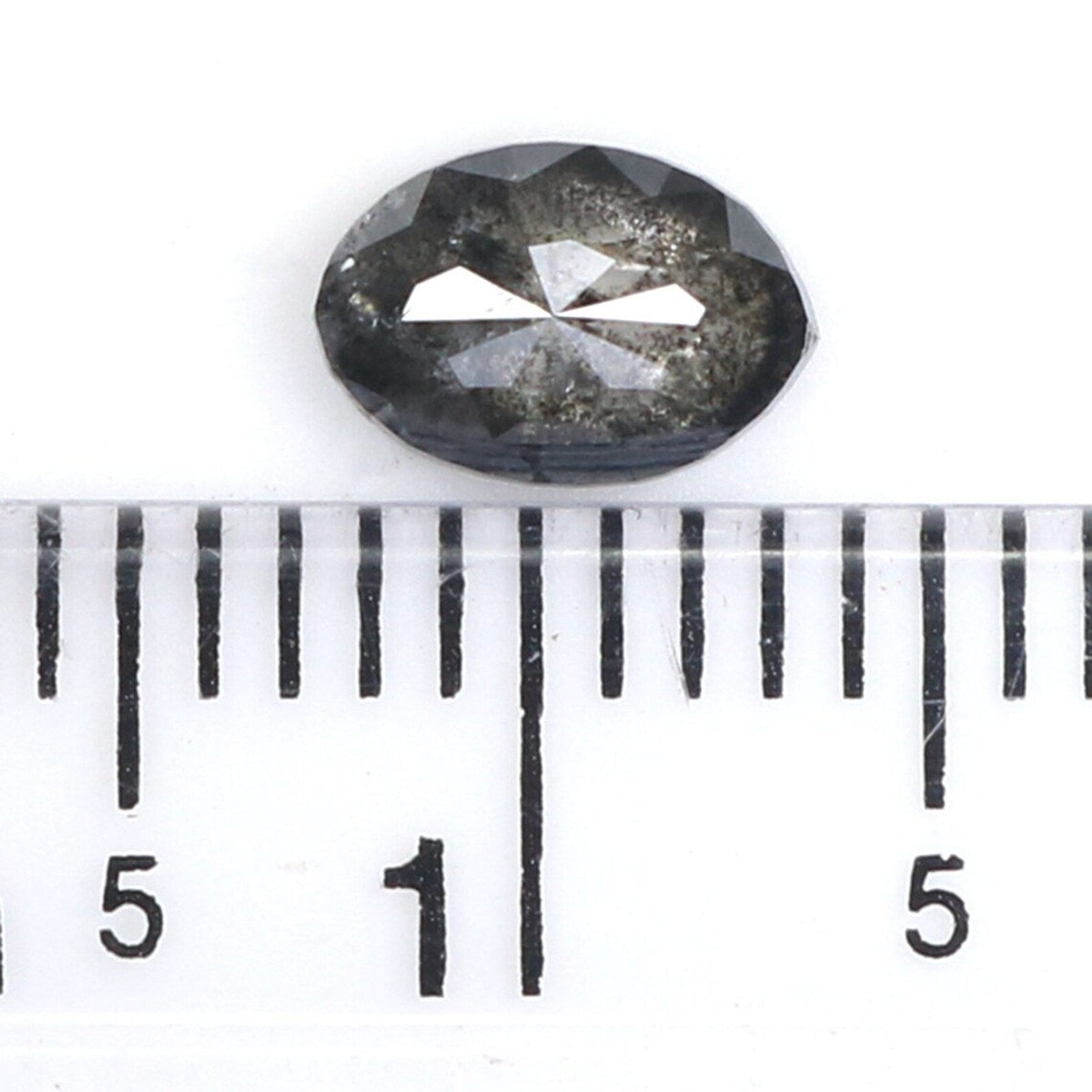 0.55 CT Natural Loose Marquise Diamond Salt And Pepper Marquise Diamond 6.30 MM Natural Black Grey Color Marquise Rose Cut Diamond NQ8832