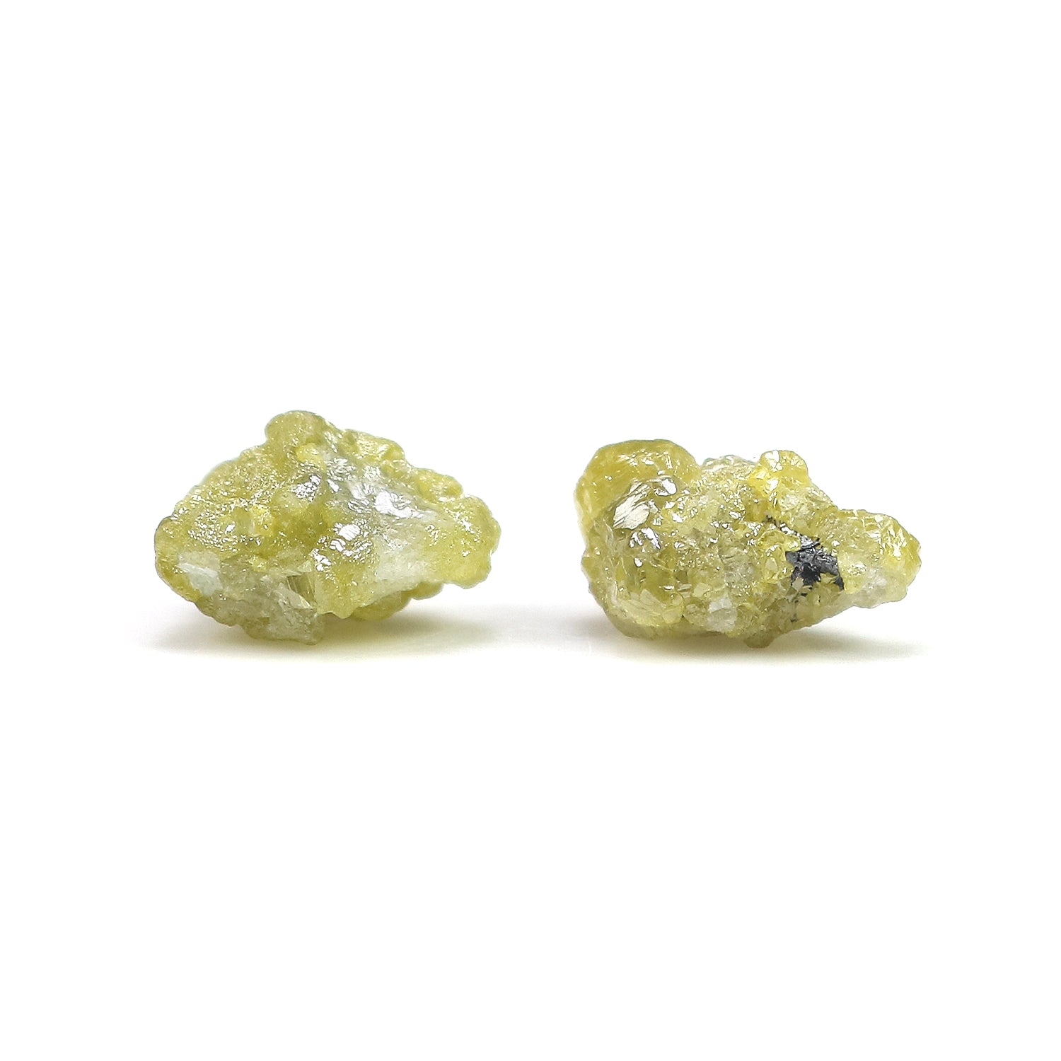 3.78 CT Natural Loose Rough Shape Diamond Yellow Color Rough Uncut Diamond 9.00 MM Natural Grey Color Rough Irregular Cut Diamond LQ3360