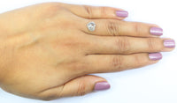 Natural Loose Heart Cut Diamond, Grey Color Heart Diamond, Natural Loose Diamond, Heart Rose Cut Diamond 1.39 CT Heart Shape Diamond KDL6196