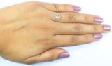 Natural Loose Heart Cut Diamond, Grey Color Heart Diamond, Natural Loose Diamond, Heart Rose Cut Diamond 1.39 CT Heart Shape Diamond KDL6196