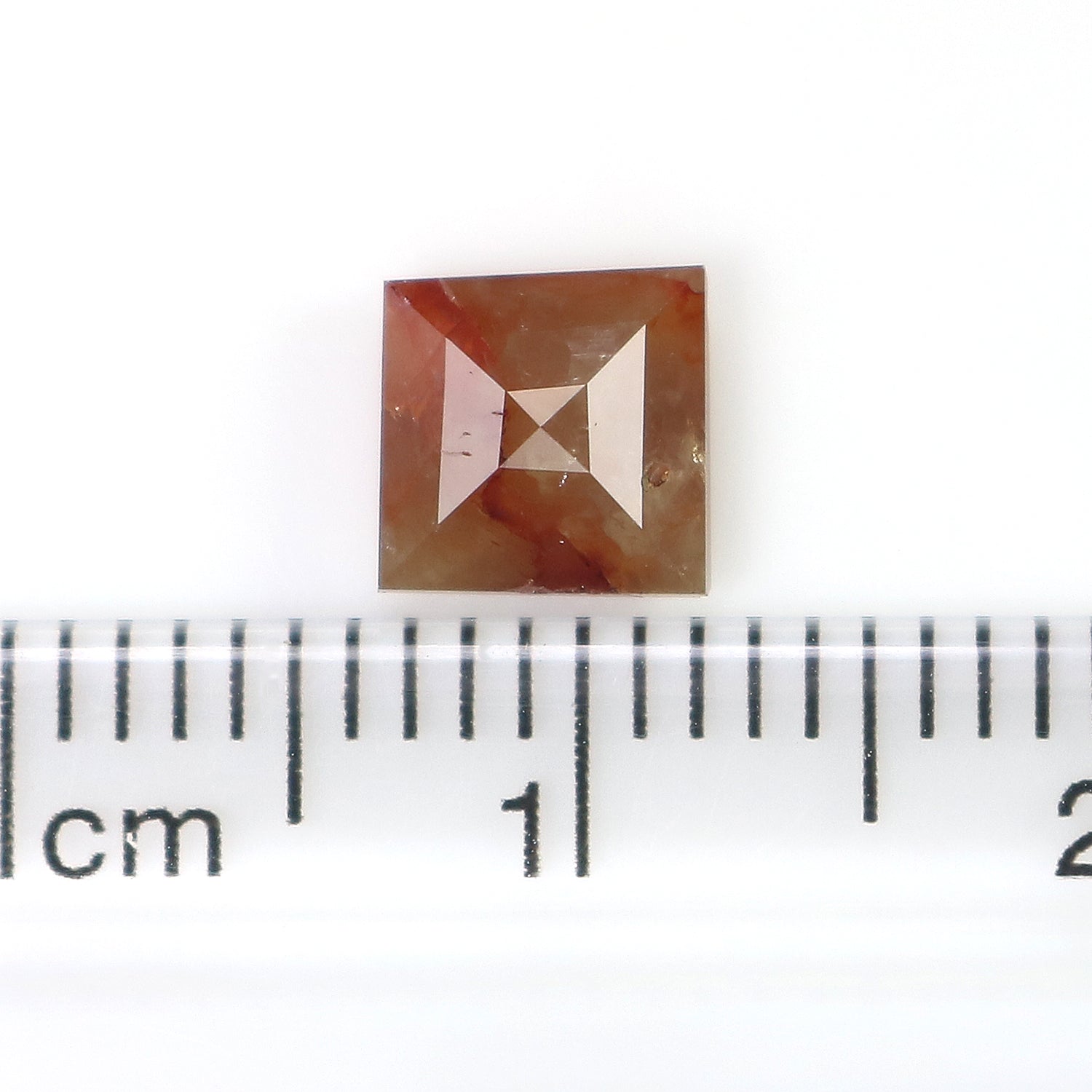 1.04 Ct Natural Loose Kite Shape Diamond Brown Color Kite Cut Diamond 8.05 MM Natural Brown Color Diamond Kite Rose Cut Diamond LQ3353