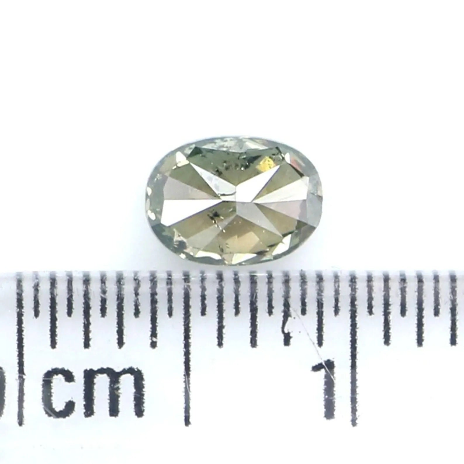 0.46 Ct Natural Loose Oval Shape Diamond Green Color Oval Cut Diamond 5.30 MM Natural Loose Green Color Oval Brilliant Cut Diamond NQ2127
