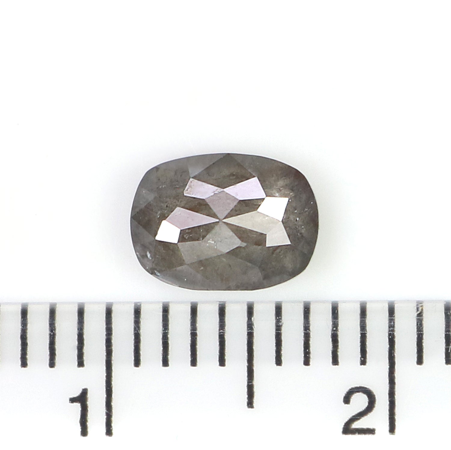 0.94 CT Natural Loose Oval Shape Diamond Brown Grey Color Oval Cut Diamond 6.70 MM Natural Loose Diamond Grey Brown Oval Shape Rose Cut Diamond N2657