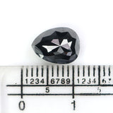 Natural Loose Pear Diamond, Pear Cut Black Color Diamond, Natural Loose Diamond, Rose Cut Diamond, Rose Cut Pear 3.03 CT Pear Shape L2905