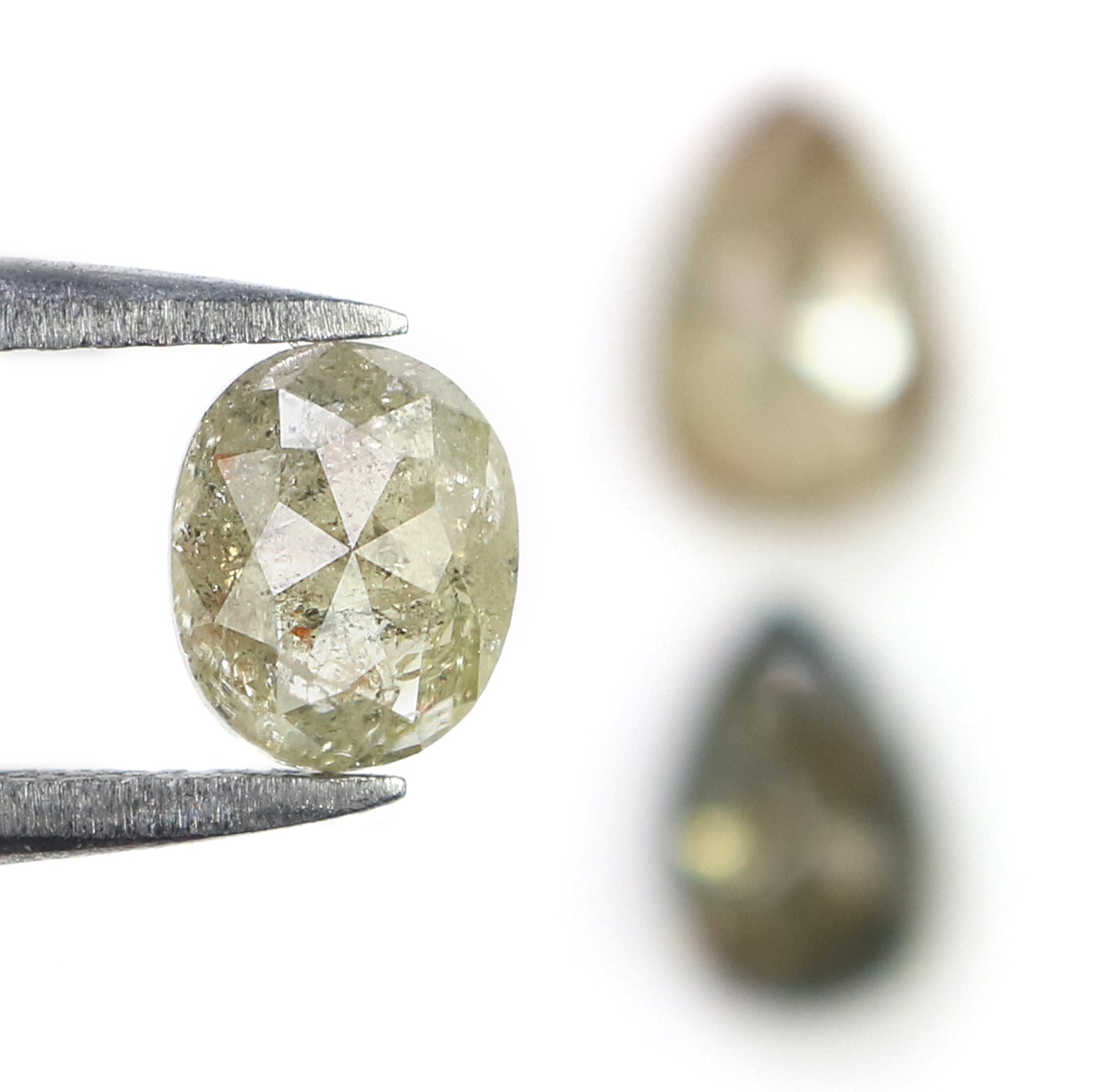 1.80 CT Natural Loose Mix Shape Diamond Salt And Pepper Mix Shape Diamond 5.80 MM Natural Loose Grey Color Mix Shape Rose Cut Diamond L656