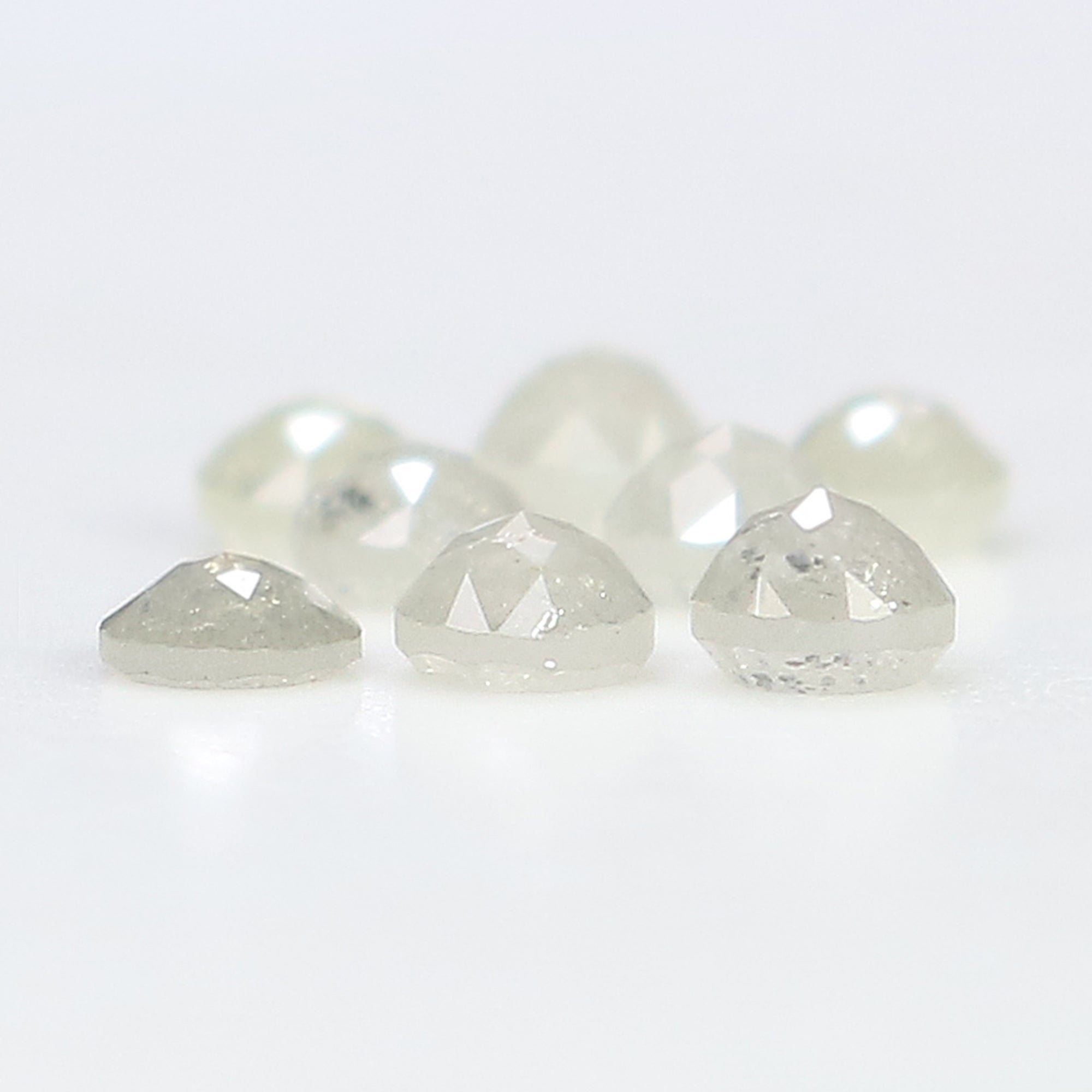 1.17 CT Natural Loose Round Rose Cut Diamond Grey Color Round Shape Diamond 3.00 MM Natural Loose Grey Color Round Rose Cut Diamond LQ3213
