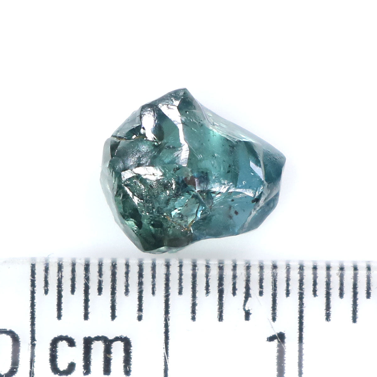 1.19 CT Natural Loose Rough Shape Diamond Blue Color Rough Cut Diamond 6.75 MM Natural Loose Blue Diamond Rough Irregular Cut Diamond LQ2321