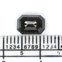 Natural Loose Emerald Diamond, Black Color Diamond, Natural Loose Diamond, Emerald Rose Cut Diamond, 1.67 CT Emerald Shape Diamond KDL2853