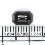 Natural Loose Emerald Diamond, Black Color Diamond, Natural Loose Diamond, Emerald Rose Cut Diamond, 1.67 CT Emerald Shape Diamond KDL2853