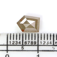 Natural Loose Pentagon Diamond, Grey Color Diamond, Natural Loose Diamond, Pentagon Rose Cut Diamond, 1.29 CT Pentagon Shape Diamond L2855