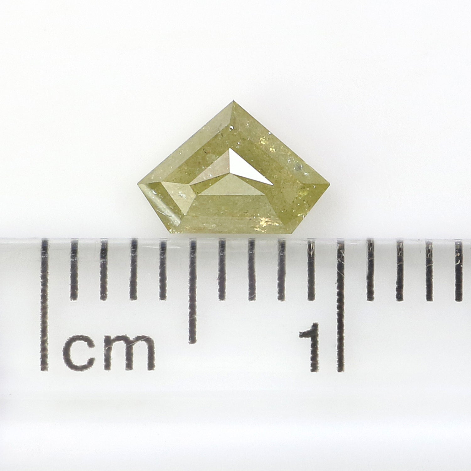 0.57 CT Natural Loose Shield Shape Diamond Yellow Color Shield Cut Diamond 4.50 MM Natural Loose Yellow Color Shield Rose Cut Diamond LQ1963