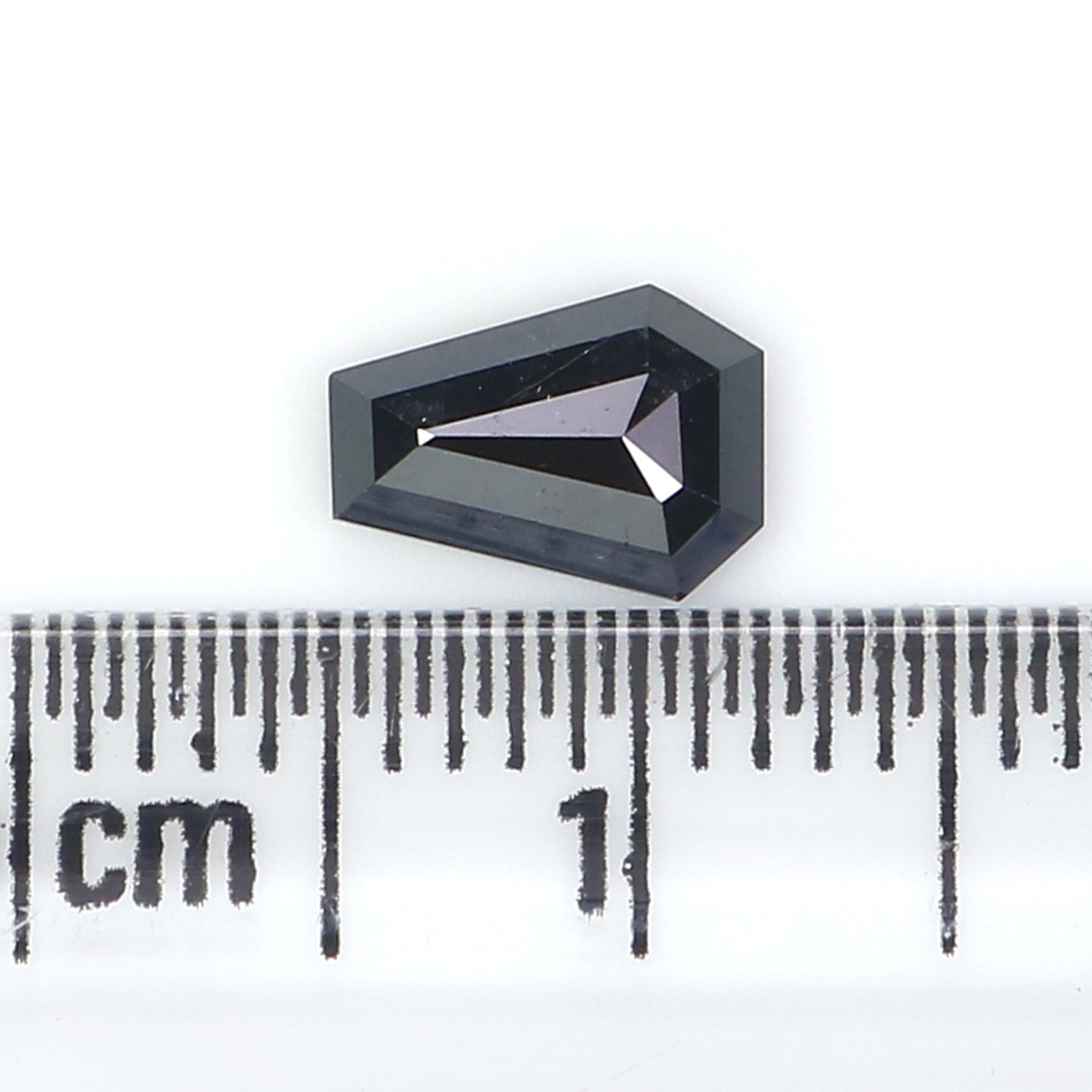 Natural Loose Coffin Diamond, Coffin Cut Black Color Diamond, Natural Loose Diamond, Coffin Rose Cut Diamond 0.70 CT Coffin Shape KR2716