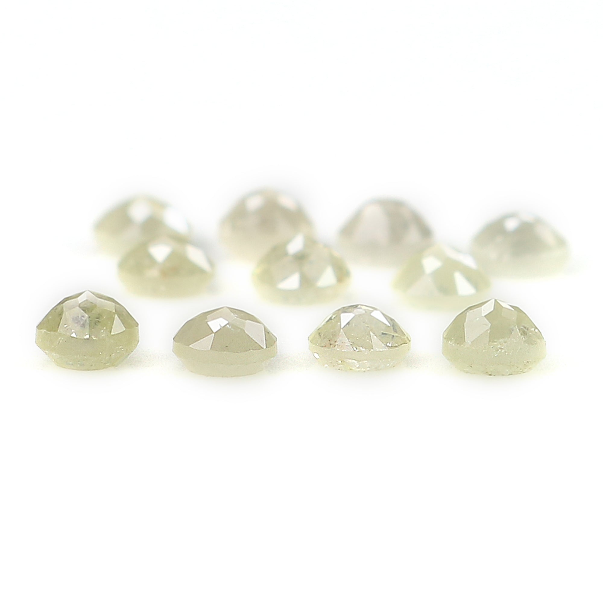 1.44 CT Natural Loose Round Rose Cut Diamond Grey Color Round Shape Diamond 2.80 MM Natural Loose Grey Color Round Rose Cut Diamond LQ6349