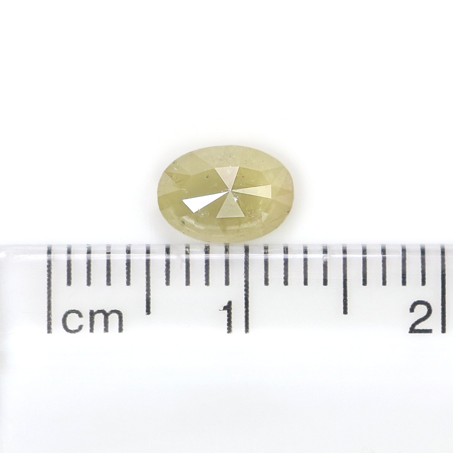 0.80 CT Natural Loose Oval Shape Diamond Yellow Color Oval Cut Diamond 7.00 MM Natural Loose Diamond Yellow Oval Rose Cut Diamond LQ8014