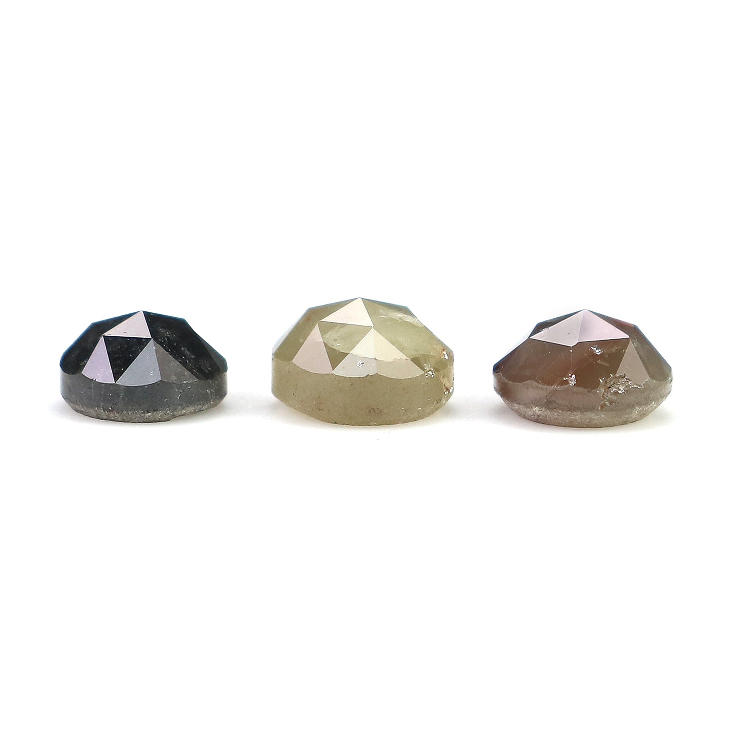 2.19 CT Natural Loose Round Rose Cut Diamond Mix Color Round Shape Diamond 4.80 MM Natural Loose Mix Color Round Rose Cut Diamond LQ1678