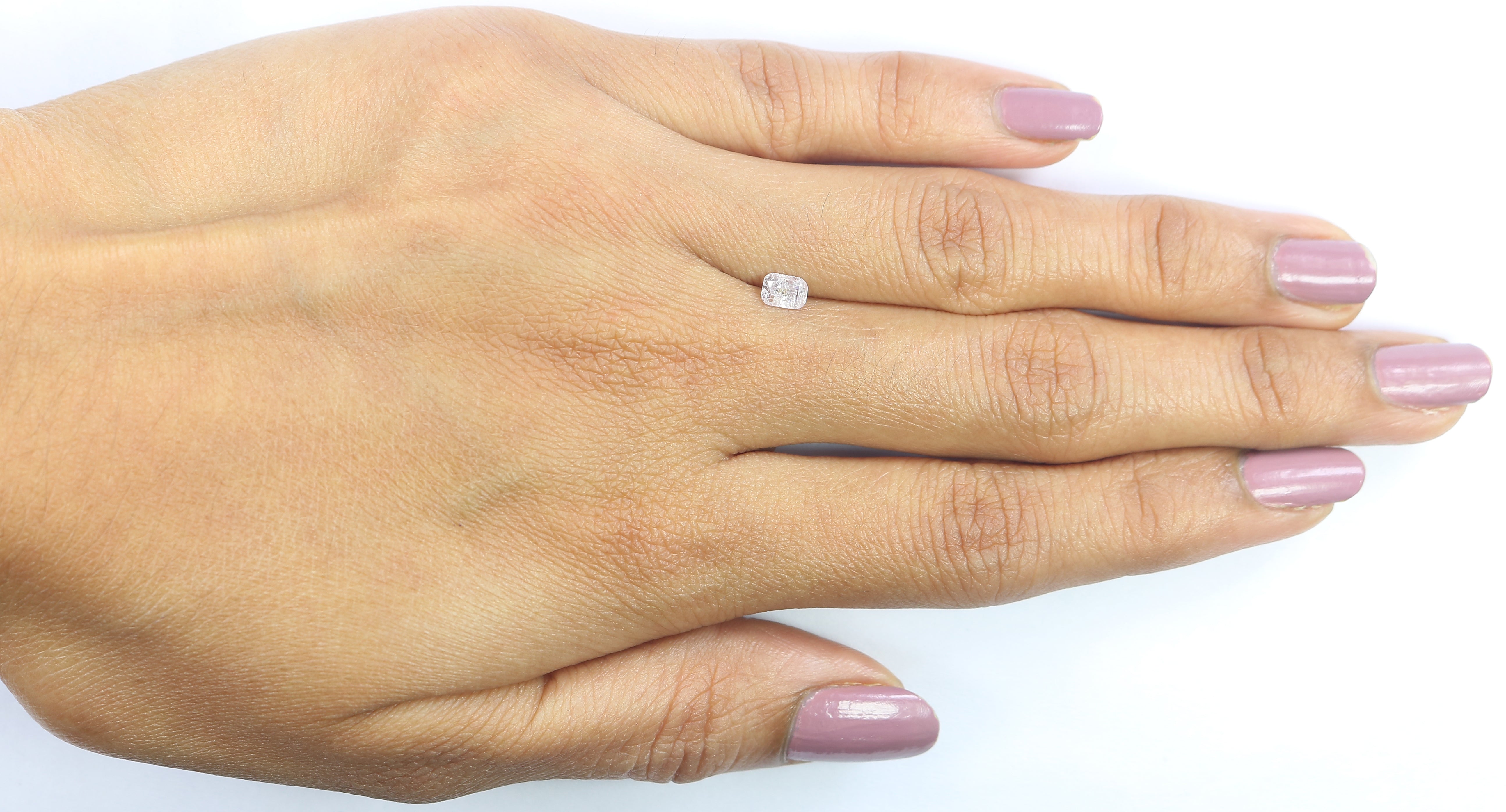 0.38 CT Natural Loose Cushion Shape Diamond Pink Color Cushion Diamond 4.60 MM Natural Pink Diamond Cushion Brilliant Cut Diamond LQ3106