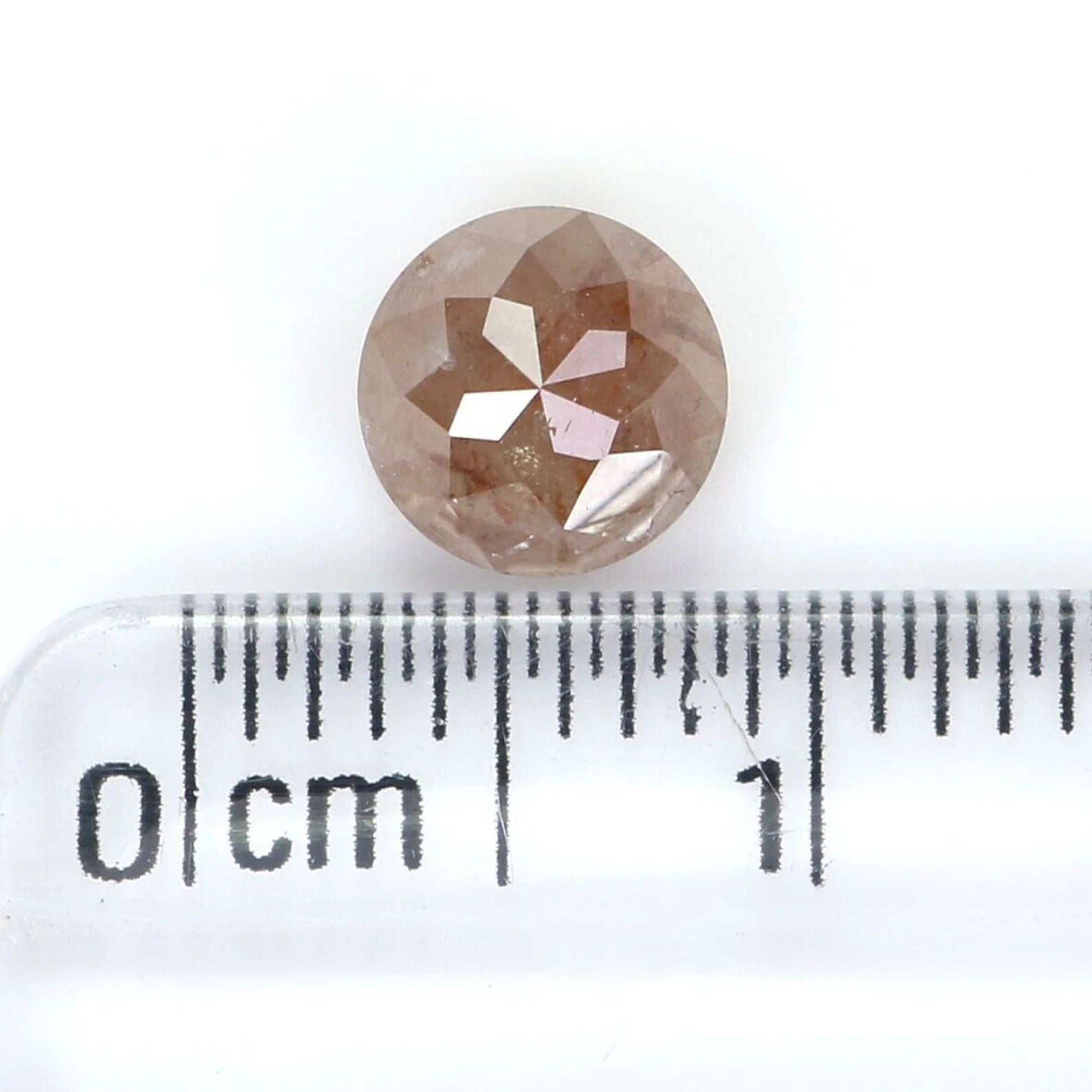 1.19 CT Natural Loose Round Diamond Grey Color Diamond Natural Loose Diamond 5.90 MM Brown Round Rose Cut Diamond Round Shape Diamond NQ351
