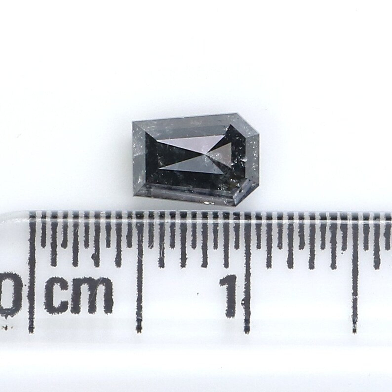 0.87 CT Natural Loose Coffin Shape Diamond Salt And Pepper Coffin Cut Diamond 6.00 MM Natural Loose Diamond Coffin Rose Cut Diamond QN8841