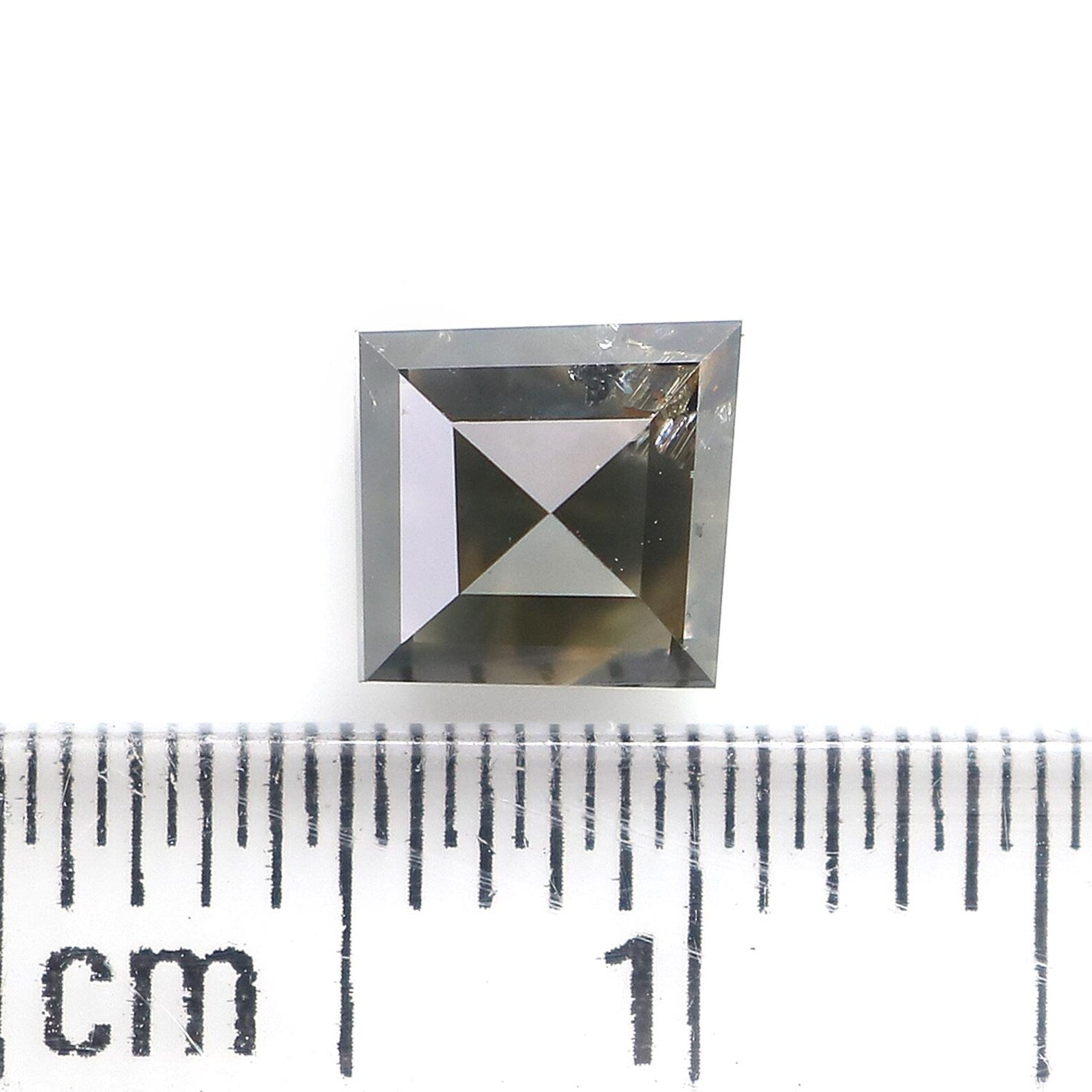 1.07 CT Natural Loose Kite Shape Diamond Grey Color Kite Shape Diamond 7.50 MM Natural Loose Diamond Kite Shape Rose Cut Diamond QN9625