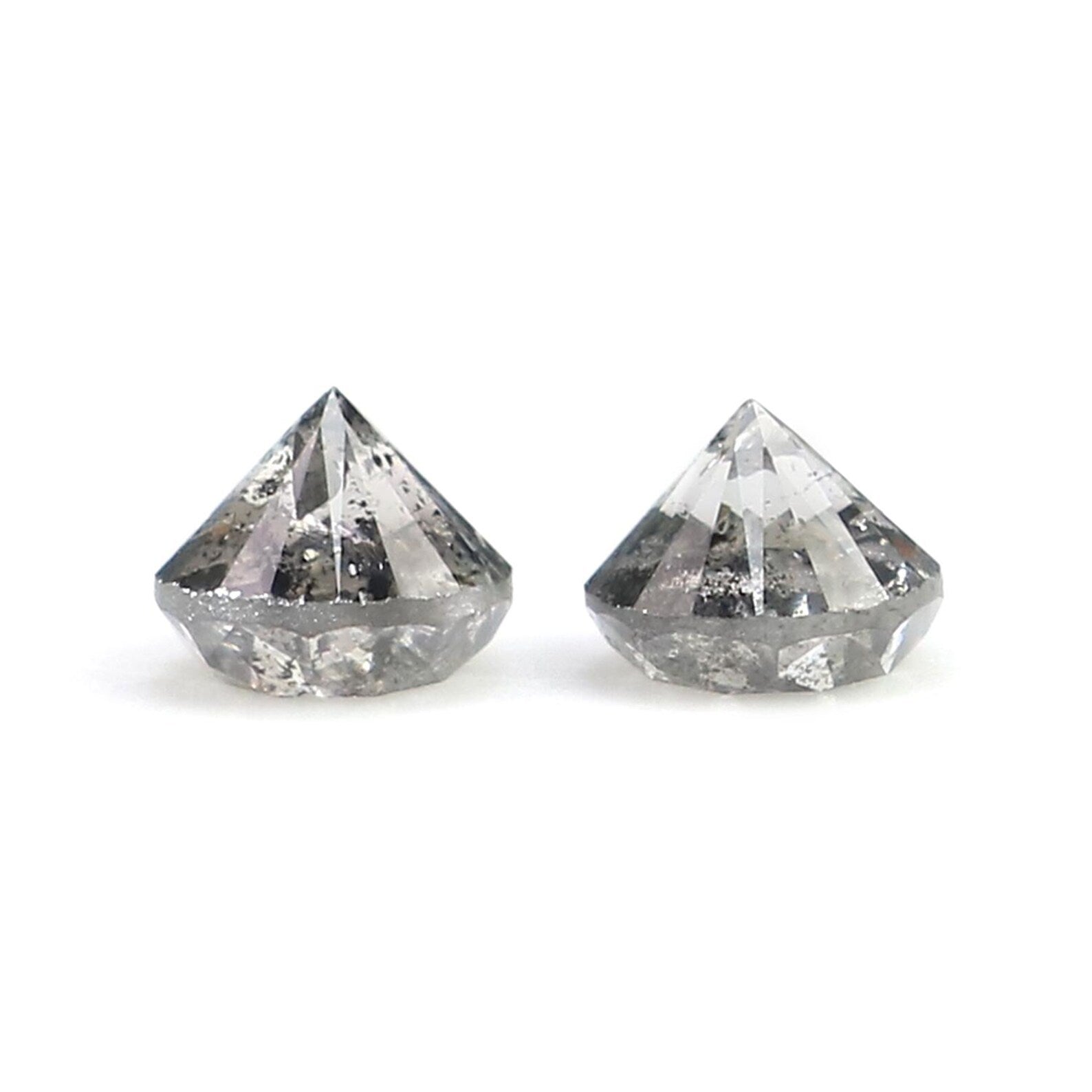 0.73 CT Natural Loose Round Shape Diamond Salt And Pepper Round Cut Diamond 4.10 MM Natural Loose Diamond Round Brilliant Cut Diamond NQ1504