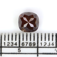 Natural Loose Cushion Diamond, Brown Color Diamond, Natural Loose Diamond, Cushion Rose Cut Diamond, 1.01 CT Cushion Shape Diamond KDL2888