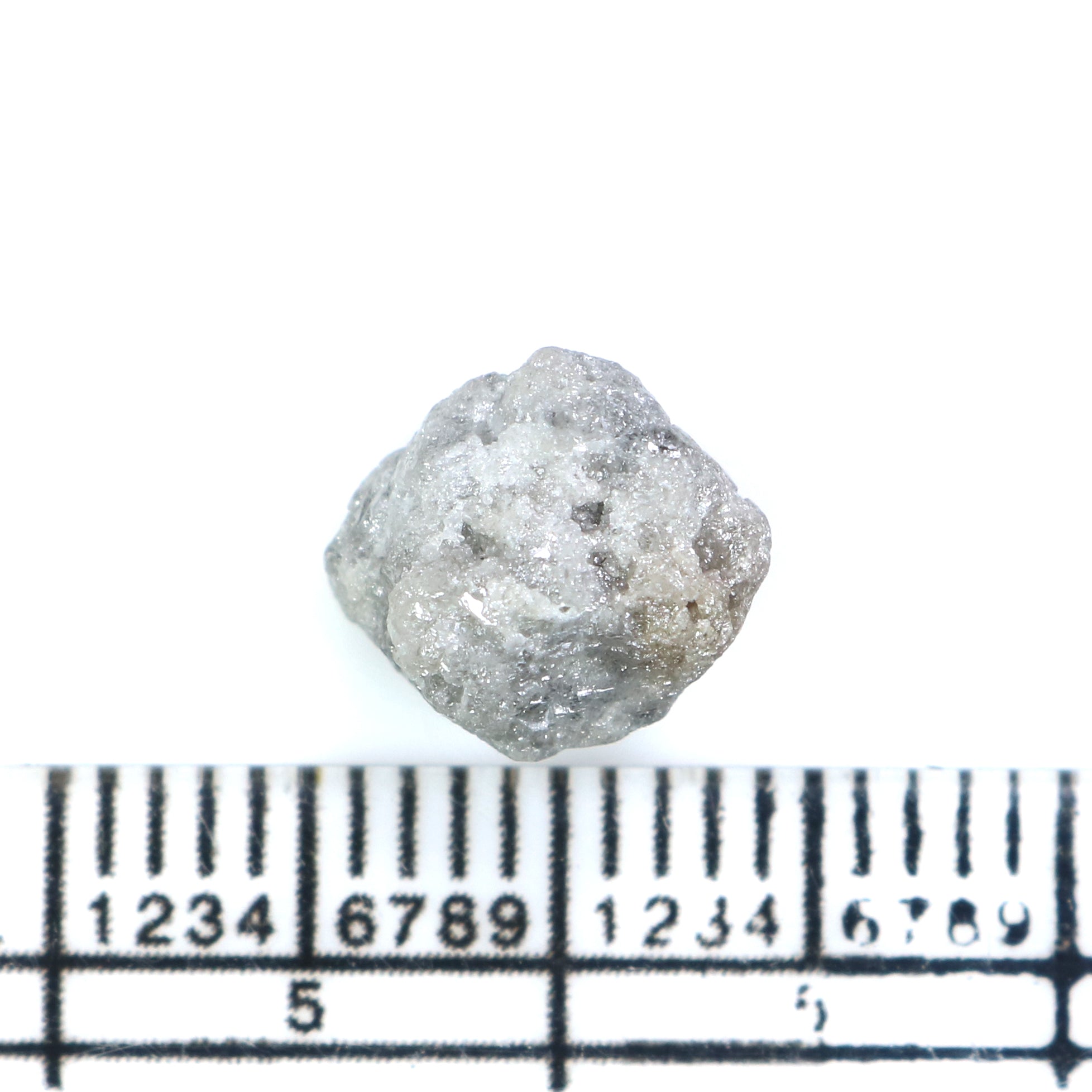 3.03 CT Natural Loose Rough Shape Diamond Grey Color Rough Cut Diamond 9.45 MM Natural Loose Grey Color Rough Irregular Cut Diamond KQ2658