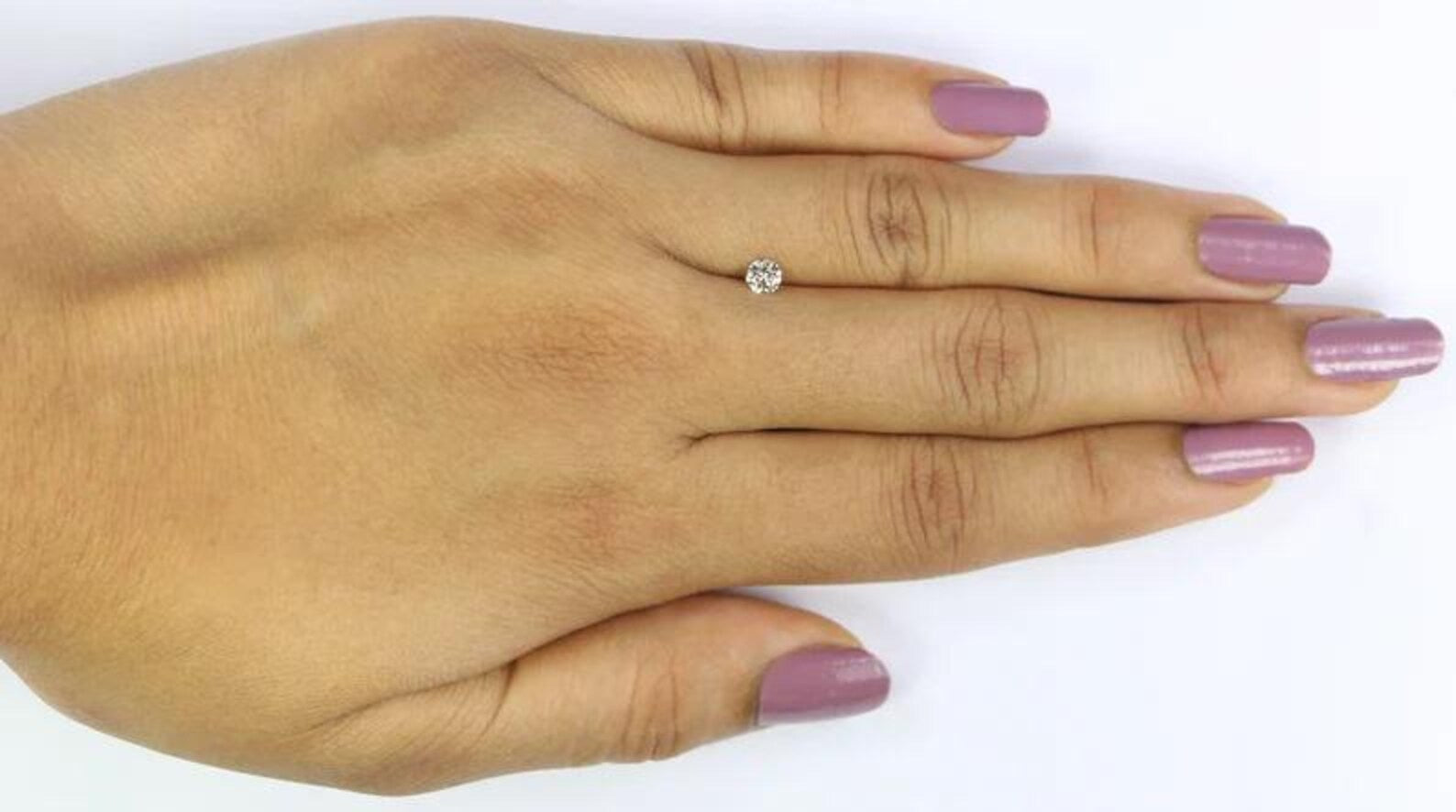 0.19 Ct Natural Loose Round Shape Diamond Brown Color Round Diamond 3.70 MM Natural Diamond Brown Color Round Brilliant Cut Diamond NQ7404