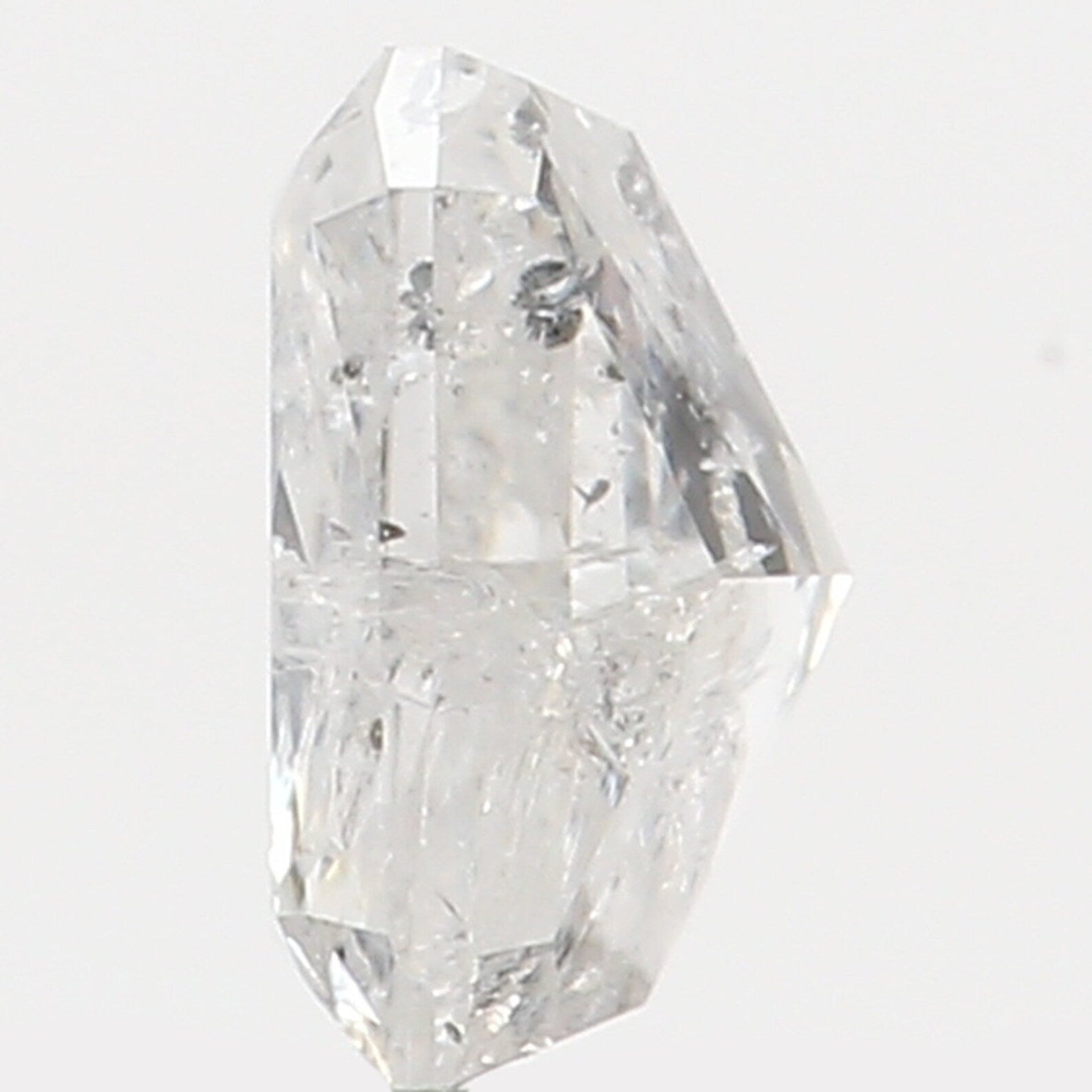 0.38 Ct Natural Loose Diamond Emerald White Grey Color I1 Clarity 4.60 MM KDN7497