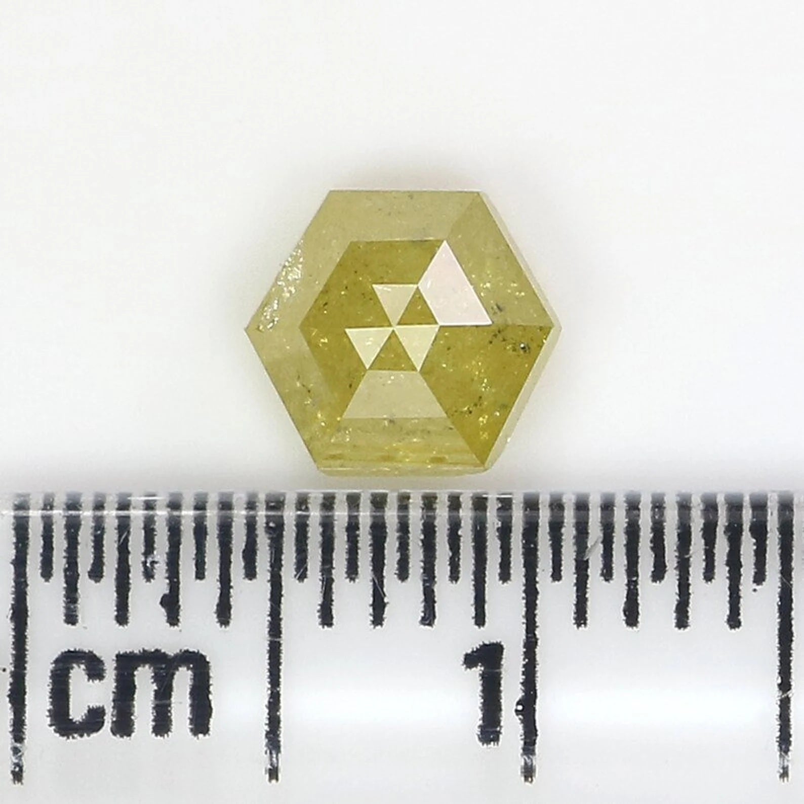 1.01 CT Natural Loose Hexagon Diamond Yellow Color Hexagon Diamond 6.40 MM Natural Diamond Hexagon Cut Diamond Hexagon Shape Diamond NQ9061