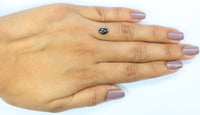 Natural Loose Oval Diamond, Salt And Pepper Oval Diamond, Natural Loose Diamond, Oval Rose Cut Diamond, 1.22 CT Oval Shape Diamond L2974