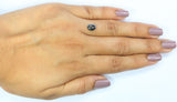 Natural Loose Oval Diamond, Salt And Pepper Oval Diamond, Natural Loose Diamond, Oval Rose Cut Diamond, 1.22 CT Oval Shape Diamond L2974