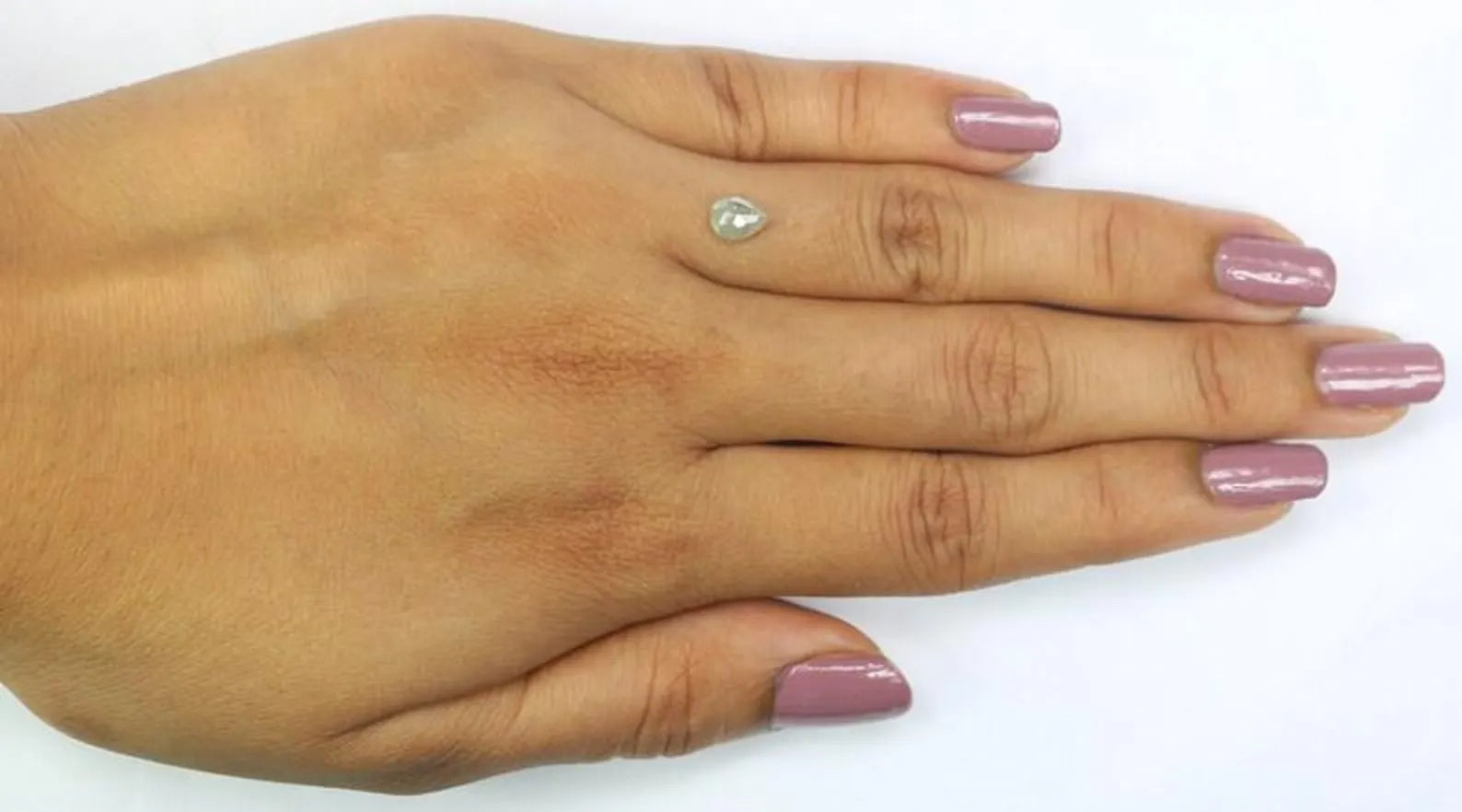 0.60 CT Natural Loose Pear Shape Diamond Grey Color Pear Cut Diamond 6.20 MM Natural Loose Grey Color Diamond Pear Rose Cut Diamond NQ2394