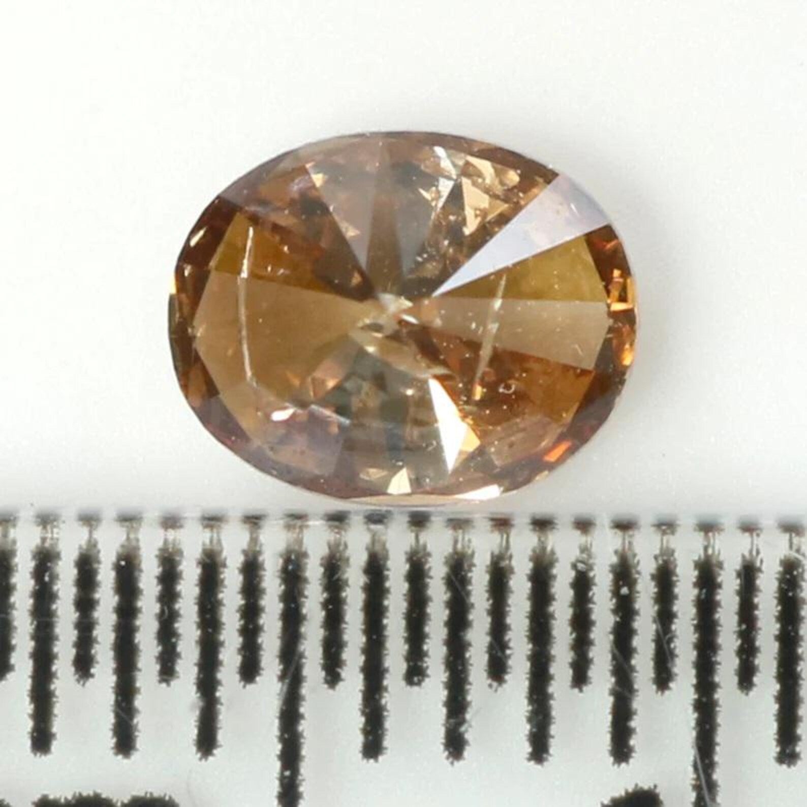 0.63 Ct Natural Loose Oval Shape Diamond Brown Color Oval Cut Diamond 5.70 MM Natural Diamond Brown Color Oval Brilliant Cut Diamond NQ1294