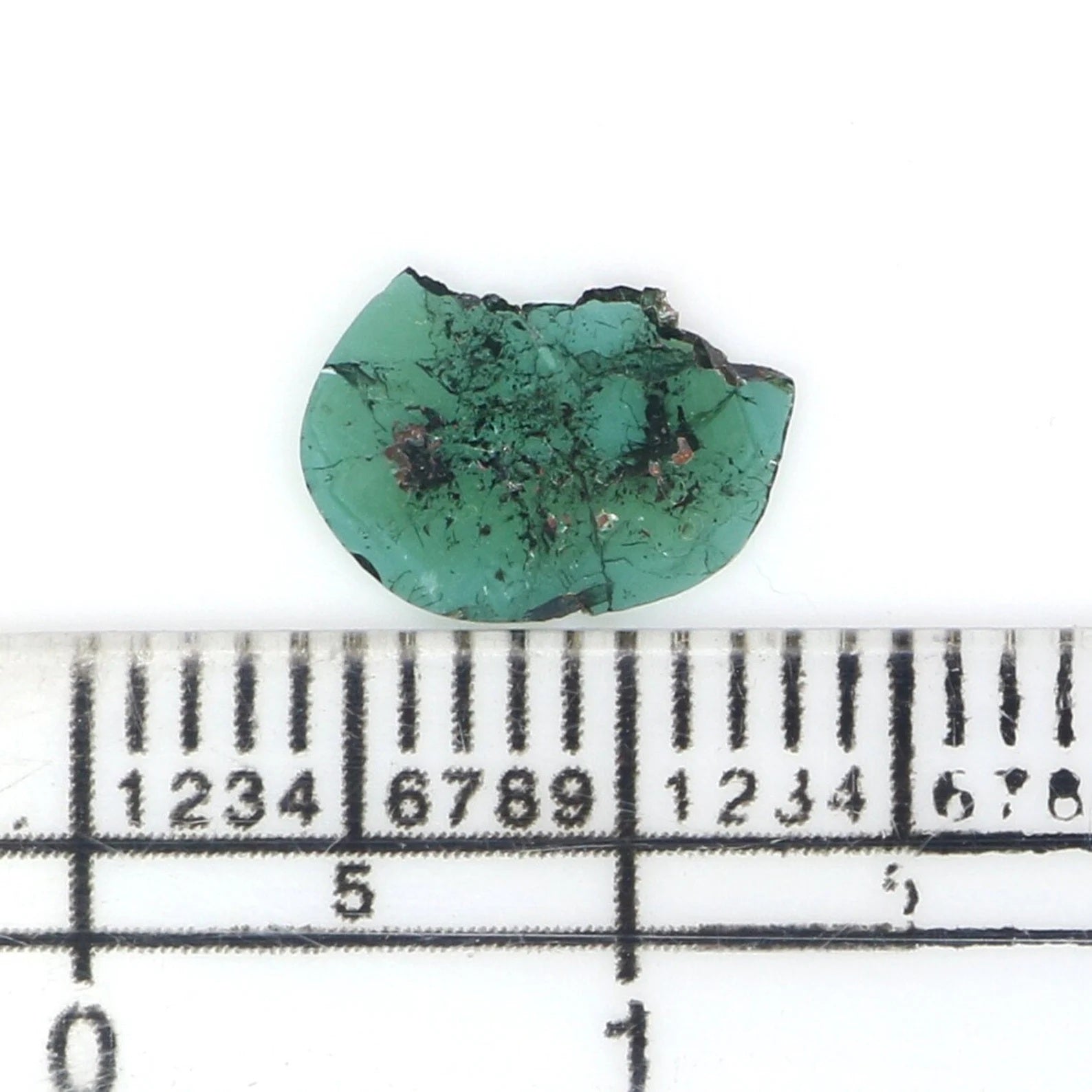 0.37 CT Natural Loose Slice Shape Diamond Blue Color Irregular Cut Diamond 8.70 MM Natural Loose Diamond blue Color Slice Cut Diamond NQ9176