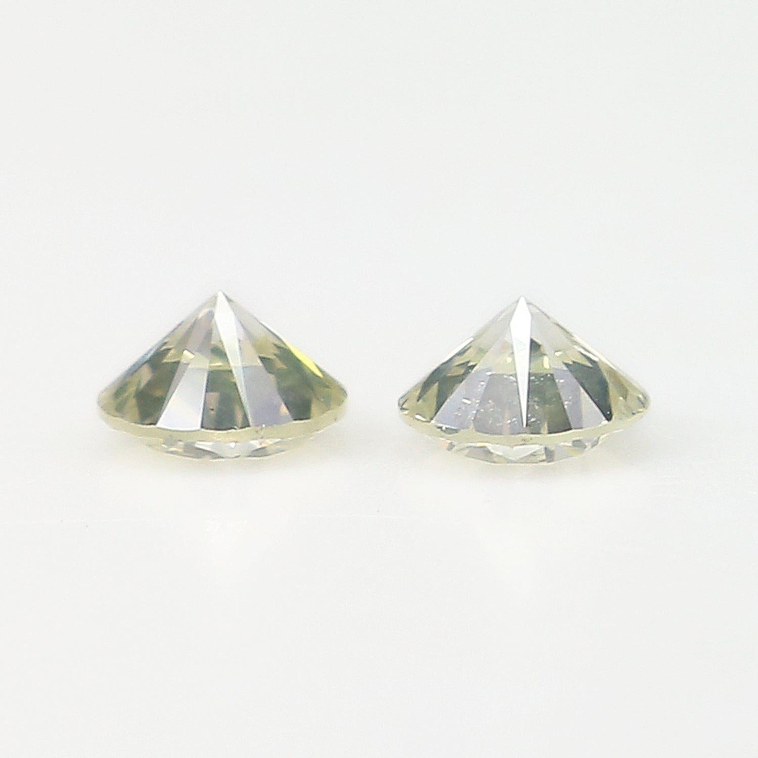 0.37 Ct Natural Loose Round Cut Pair Diamond White - J Color Round Shape Diamond 3.60 MM Natural Diamond Round Brilliant Cut Diamond LQ1989
