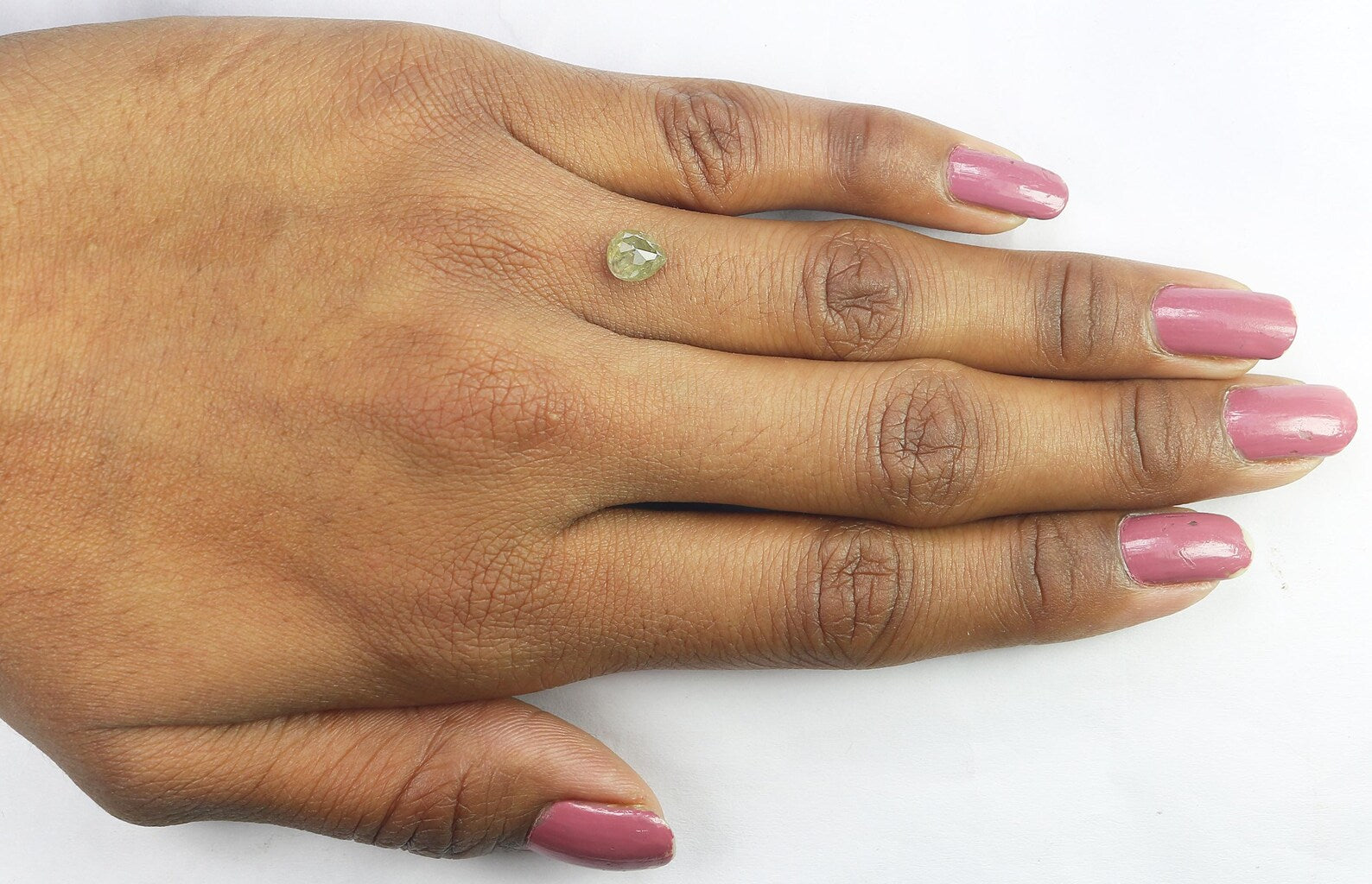 1.09 CT Natural Loose Pear Shape Diamond Yellow Grey Color Pear Cut Diamond 6.50 MM Natural Loose Diamond Pear Rose Cut Diamond QN7232