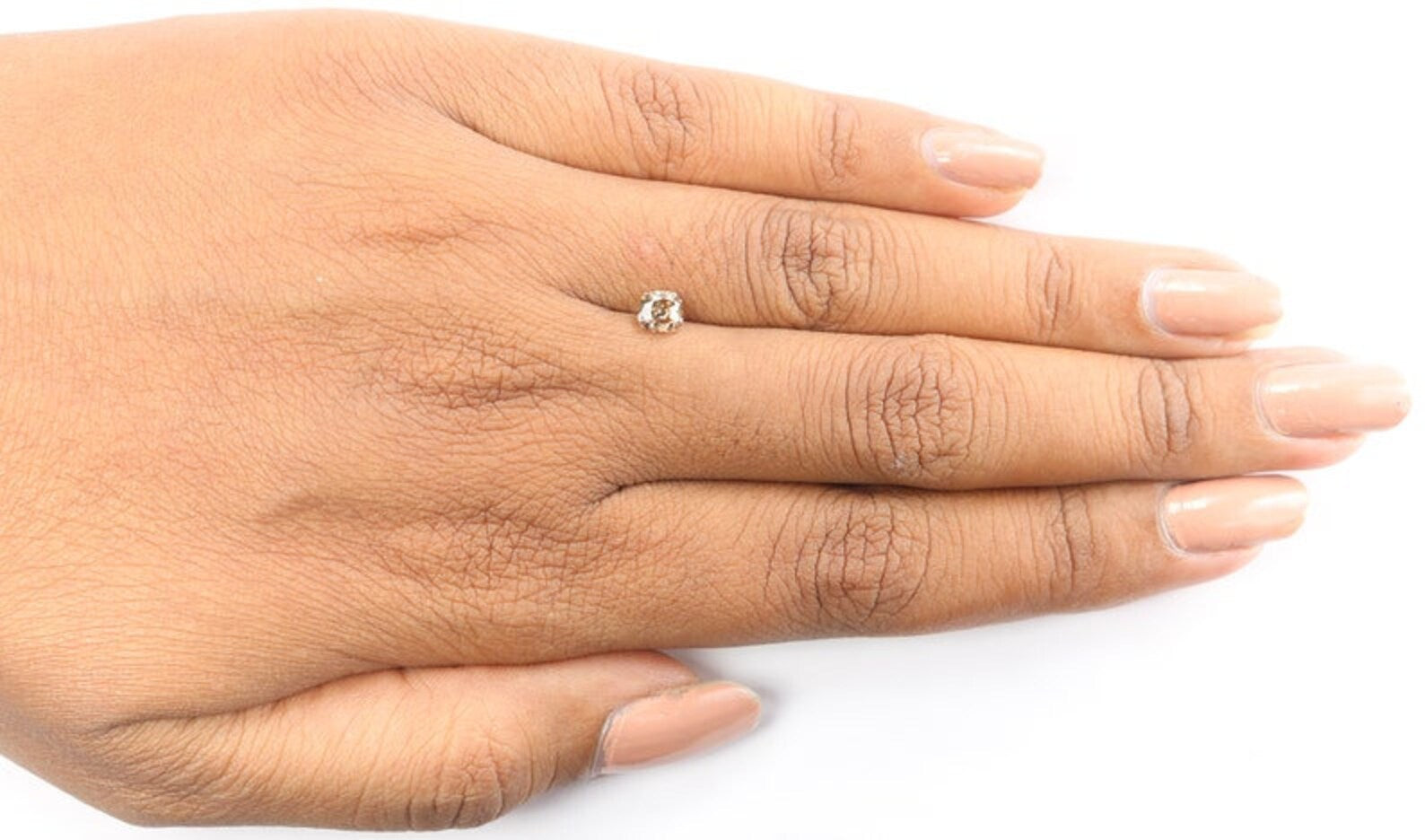 0.52 CT Natural Loose Cushion Diamond Brown Color Cushion Cut Diamond 4.60 MM Natural Loose Diamond Cushion Brilliant Cut Diamond NQ1304